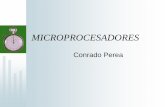 MICROPROCESADORES - … · 1º de 8 bits Intel 8008 en 1979, 3300 transistores. Intel 8080 1979 se crea el primer microprocesador para ... La velocidad interna del microprocesador