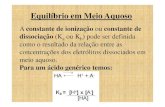 Equilíbrio em Meio Aquoso - escolalasalle.com.br PowerPoint - Equilibrio ionico em meio aquoso [Modo de Compatibilidade] Author: FERNANDO Created Date: 9/17/2012 9:12:49 AM ...