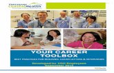 YOUR CAREER TOOLBOX - Vancouver Coastal Healthstaffpostings.vch.ca/docs/career_toolbox.pdf · YOUR CAREER TOOLBOX: Resumes, ... Recognizing that job changes can be challenging and