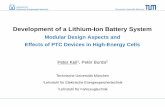 Development of a Lithium-Ion Battery System - mediaTUM · Development of a Lithium-Ion Battery System Modular Design Aspects and Effects of PTC Devices in High-Energy Cells ... Fundamentals,