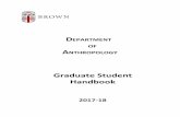 DEPARTMENT OF A Graduate Student Handbook INTRODUCTION The Graduate Student Handbook (GSH) provides students with advice both on the pacing ...
