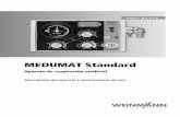 MEDUMAT Standard - WEINMANN Emergency · Position > PSU< 134 ... • Si se utilizan artículos de otros fabricantes, pue-respiración. ES. ES. MEDUMAT Standard. ES ...