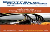 Índice - Central de Manguerascentraldemangueras.com/catalogo/MANGUERAS-HIDRAULICAS.pdf · 421 MANGUERA SAE 100R1 A la vanguardia en cualquier demanda creciente del mercado, las mangueras