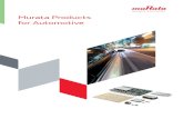 Murata Products for Automotive - 나남전자 : Murata, Molex, TE … ·  · 2015-06-18MEMS technology can provide a reduction ... Murata’s sensing technology – protecting both