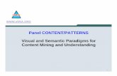 Panel CONTENT/PATTERNS Visual and Semantic … Patterns, Theories of ... 1 Visual and Semantic Paradigms for Content Mining and Understanding ... 9 Visual and Semantic Paradigms for