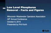 Low Level Phosphorus Removal – Facts and Figures Conference...Low Level Phosphorus Removal – Facts and Figures Wisconsin Wastewater Operators Association 49th Annual Conference