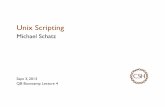 QB Bootcamp 2. Unix Scripting - Schatzlabschatzlab.cshl.edu/teaching/2014/QB Bootcamp 2. Unix Scripting.pdf · Outline Part 1: Overview & Fundamentals Part 2: Sequence Analysis Theory