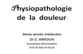 3ème année médecine Dr Z. ARKOUN - univ.ency …univ.ency-education.com/.../physiopath3an16-10douleur_arkoun.pdfPhysiopathologie de la douleur 3ème année médecine Dr Z. ARKOUN