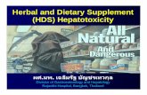 Herbal and Dietary Supplement (HDS) Hepatotoxicity HDS hepatotoxici… ·  · 2016-10-10Herbal and Dietary Supplement (HDS) Hepatotoxicity ... $1 billion on herbs and teas ... •