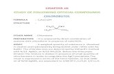 CHAPTER 16 STUDY OF FOLLOWING OFFICIAL COMPOUNDS€¦ · STUDY OF FOLLOWING OFFICIAL COMPOUNDS ... phenol‐2,4‐disulphonic acid and subsequent classification with ... containing