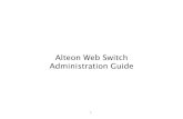 Alteon Web Switch Guidekit2013.tistory.com/attachment/cfile21.uf@2606A9385450B9...- V 6.0.61이하는 전 모델 지원 6 3. Layer 4 • 서버 로드 밸런싱(Server Load Balancing)