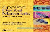 Applied Dental Materials - أسناني الطبيasnane.org/wp-content/uploads/Dentistry/Applied Dental Materials.pdf · Applied Dental Materials. Ninth Edition. John F. McCabe.