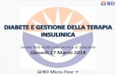 DIABETE E GESTIONE DELLA TERAPIA INSULINICAfarmacistiriuniti.com/it/wp-content/uploads/2014/03/...Diabete insulino trattato, diagnosi e gestione della terapia insulinica Roberta Assaloni
