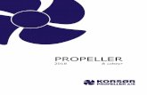 PROPELLER · 4 2018 –  - Tlf. 58370934 3-, 4- og 5-bladede faste propeller Høj effektivitet, komfort, bedste design og nøjagtighed i toleranceklasse 1 er det, som ...