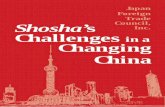 Japan Foreign Trade ’s Challe Shosha’s Inc. Challenges ... · Realizing its long-awaited participation in the WTO in ... assuming an important role in the step-by-step transfers