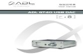 ADL GT40 USB DAC - Style Sound · ADL GT40 USB DAC by FURUTECH. 15 ... ADL GT-40 Connectivity ... subject to the understanding that if any defect in manufacture or material shall