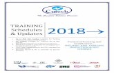 TRAINING Schedules 2018 & Updates - cutechgroup.comcutechgroup.com/training/admin/cutechgroup_upload/pdf/CUTECH...G A S 13 BGAS Painting Inspector Grade 2/3 14 Corrosion Training Programme