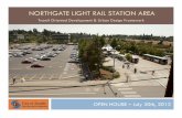 NORTHGATE LIGHT RAIL STATION AREA - Seattle.gov …pan/documents/web... · NORTHGATE LIGHT RAIL STATION AREA City of Seattle Planning and Development Transit Oriented Development
