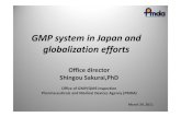 Office director Shingou Sakurai,PhD - 独立行政法人 ... director Shingou Sakurai,PhD Office of GMP/QMS Inspection Pharmaceuticals and Medical Devices Agency (PMDA) March 29, 2011