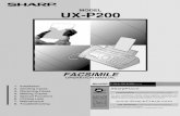 UX - P200 Operation Manual - Sharp USAfiles.sharpusa.com/Downloads/ForHome/HomeOffice/PrintersFax... · UX-P200 OPERATION MANUAL FACSIMILE 1 ... all.book｠｠Page｠1｠｠Monday,｠August｠6,｠2001｠｠2