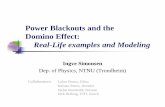 Power Blackouts and the Domino Effectweb.phys.ntnu.no/~ingves/Science/Talks/Files/Power... ·  · 2010-03-05Ingve Simonsen Power Blackouts and the Domino Effect 12 A Short Primer