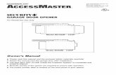 GARAGE DOOR OPENER - LiftMaster · Carton inventory ... Adjustment 23-25 ... This garage door opener has been designed and tested to offer safe service provided it is installed, ...