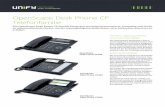 OpenScape Desk Phone CP Telefonfamilie - KOMSA Systems · OpenScape Desk Phone CP Model-len den standardbasierten G.722 High-Definition ... 45° x 189 x 283 x 165 20° x 150 x 219