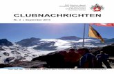 Club Alpin Svizzer CLUBNACHRICHTEN - sac …sac-laegern.ch/images/Dokupload.prov/140903_Clubnachrichten.pdfCLUBNACHRICHTEN Nr. 3 | September 2014 SAC Sektion Lägern Schweizer Alpen