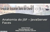 Anatomia do JSF – JavaServer Faces - Rafael Ponte · • Spring, Spring-Annotation, Spring-Webflow, Hibernate, EJB3, JPA, JBoss Seam, Acegi, JAAS, Struts, Struts2, Shale, Tiles,