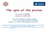 The spin of the proton - jlab.org proton spin crisis & the Melosh-Wigner rotation • It is shown that the proton “spincrisis”or “spinpuzzle”can be understood by the …