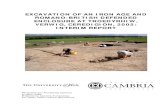 EXCAVATION OF AN IRON AGE AND ROMANO-BRITISH … · excavation of an iron age and romano-british defended enclosure at troedyrhiw, verwig, ceredigion, 2005: interim report paratowyd