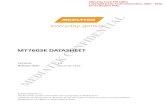 MEDIATEK CONFIDENTIALDATASHEET - Files...files.80x86.io/router/mt7621a/MT7603E.pdf · © 2014 MediaTek Inc. ... Buffered clock output for co-clock with other SOC chipset Integrate