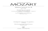 Missa brevis in B - carusmedia.com brevis in B KV 275 Soli (SATB), Coro (SATB) 2 Violini, Basso continuo (Violoncello/Fagotto/Contrabbasso, Organo) ad libitum: 3 Tromboni herausgegeben