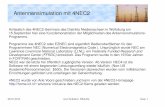 Antennensimulation mit 4NEC2 Axel Schultze, DK4AQ Seite 1 Antennensimulation mit 4NEC2 Anlässlich des 4NEC2-Seminars des Distrikts Niedersachsen in Wolfsburg am 15.September hier