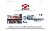 AKASH PACK TECH PVT. LTD. - TradeIndiaimg.tradeindia.com/fm/3561514/company_profile.pdf · Akash has very recently entered into the business of ”Gas Filling stations”. The company