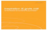 Inspiration til gode mål - Forside — Socialstyrelsen · 1 Inspiration til gode mål Inspirationshæfte til værktøjer til udredning og handleplan på børnehandicapområdet