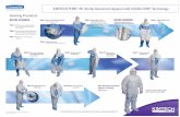 Gowning Procedure - Защитная одежда ...cleanroom-service.ru/file/A5 Donning Poster.pdf · Gowning Procedure BEGIN GOWNING Snaps allow gathered-up arms and legs to expand