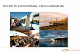 Ansvaret för kollektivtrafiken i Västra Götalands länepi.vgregion.se/upload/Regionkanslierna/regionutvecklin… ·  · 2010-11-16Regionala kollektivtrafikmyndigheter inrättas