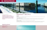 Panneaux Nylofor 3D Pro - Betafence, fabricant mondial de … ·  · 2017-08-22Contrôles d’accès Le système Nylofor 3D Pro XL s’associe parfaitement aux ... couche minimale
