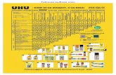Таблица выбора клея (PDF) - UHUuhu.ru/remont/tablica_v_k.pdf · UHU Super Glue . Однокомпонентный секундный клей на основе цианоакрилата.
