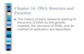 Chapter 16: DNA Structure and Function - …carlmontapbio.com/perch/resources/chapter-16-dna-1.pdf · Chapter 16: DNA Structure and Function ... material, the structure of DNA, and