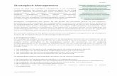 Strategisch Management - competentiedenken.nlcompetentiedenken.nl/Strategisch Management.pdf · ! het analyseren van de productportfolio (BCG-matrix); ! het vaststellen van de succesfactoren