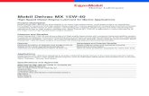 Mobil Delvac MX 15W-40 - 紅菱重工-發電機組 ...€¦ · Title: Mobil Delvac MX 15W-40 Author: ExxonMobil Subject: High Speed Diesel Engine Lubricant for Marine Applications