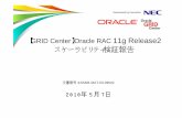 GRID Center Oracle RAC 11g Release2€GRID Center】Oracle RAC 11g Release2 スケーラビリティ検証報告 2010年5月7日 文書番号：1SSDB-MAT-03-09002