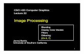 Image Processing - Personal World Wide Web Pages Processing • 2D generalization of signal processing • Image as a two-dimensional signal • Point processing: modify pixels independently