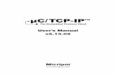 User’s Manual v2.13 - Farnell element14 μC/TCP-IP Example Project ... Chapter 6 Network Board Support Package ... 6-2-6 Enabling and Disabling Wireless Interrupt ...