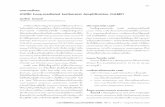 บทความพิเศษ เทคนิค Loop-mediated Isothermal … 11.pdf · วารสาร โลหิต วิทยา และ เวชศาสตร บริการ