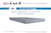 Modem appelant : XL-934 RTC - ixel.fr · Compteurs PME-PMI (Landis&Gyr L19C1, Itron ACE6000) ... Autres types de compteurs comme l'EGE, MK6E, ZMB, ZMQ, Q1000 Baies de télécomptages.