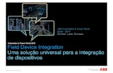 Automation & Power World 2010 Field Device Integration … · protocolo de comunicação. ... Siemens Yokogawa FDT Group ... Profinet Profibus PA FF HSE FF H1 Clientes FDI Gerenciamento