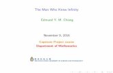 Capstone Project course Department of Mathematicsmamyan/ma4991/Chiang/lecture2.pdf · Capstone Project course Department of Mathematics. ... copy ofG. S. Carr’s \Synopsis of Elementary